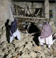  ?? EFE ?? El 70 % de las viviendas quedaron destruidas debido al potente sismo de magnitud 5.9 con epicentro en Khost.