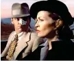  ??  ?? DiviJack Nicholson e Faye Dunaway in un momento di «Chinatown», film del 1974 diretto da Roman Polanski