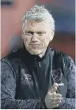  ??  ?? West Ham United manager David Moyes.