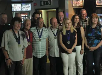  ??  ?? Ardee CC ‘Counch to 50k’ members with their hard-earned medals.