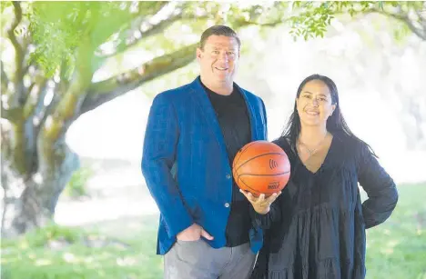  ?? ?? Tauranga couple John and Lorraine Miller co-founded Whai and the NBL men’s team the Stingrays last year.