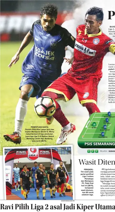  ?? ANGGER BONDAN/JAWA POS ?? officer ( kickoff. chief operating