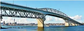  ??  ?? The post urged people to jump off Auckland’s Harbour Bridge.