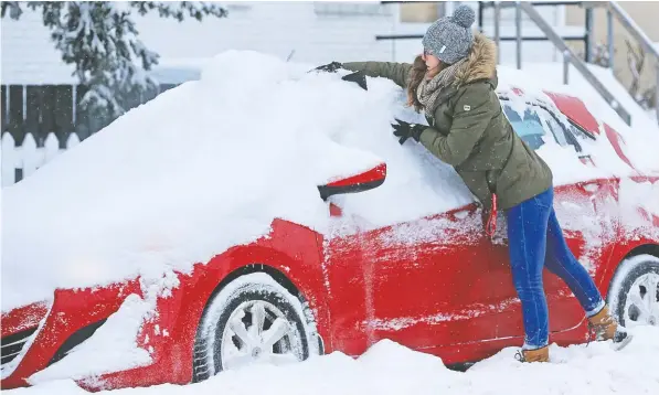  ?? — GAVIN YOUNG FILES ?? Exterior car care in winter months is fairly obvious — but is your car’s interior ready for cold-weather months?