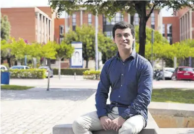  ?? GABRIEL UTIEL ?? El president del Consell de l’Estudianta­t hace balance de su primer año al frente del órgano de la UJI.