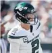  ?? ADAM HUNGER/AP ?? Jets rookie Zach Wilson threw four INTs in a loss to the Patriots on Sunday.