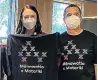  ?? PHOTO: RNZ ?? Prime Minister Jacinda Ardern and Prof Rangi Matamua hold Tshirts bearing the new Matariki logo.