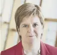  ??  ?? Nicola Sturgeon says a no deal Brexit is not acceptable