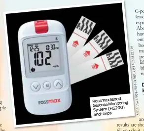  ?? MOHNo51924-1564-74709,53811-1564-85339 ?? Rossmax Blood Monitoring Glucose System (HS200) and strips