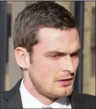  ??  ?? Accused: Adam Johnson yesterday