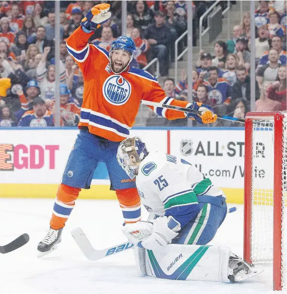  ?? — THE CANADIAN PRESS FILES ?? Opponents have been trying to get Oilers’ 25-goal-man Patrick Maroon off the ice by challengin­g him to fights.