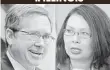  ??  ?? Sen. Mark Kirk, Democratic Rep. Tammy Duckworth