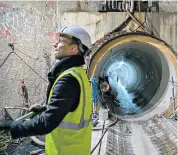  ?? ?? Samuel ColinCaniv­ez, who leads Paris’s sewage projects, said this was not an attempt to ‘purify’ the Seine