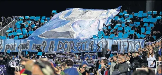  ??  ?? AMBIENTAZO. Butarque fue una fiesta para el primer partido de cuartos de final del Leganés en la Copa del Rey.