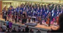  ?? PHOTO PROVIDED ?? Albany Pro Musica ends its 37th season this Sunday with a special performanc­e at the Troy Savings Bank Music Hall.