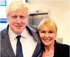  ?? ?? Allies: Boris and Nadine Dorries