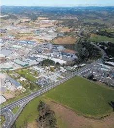  ?? Photo / File ?? Tauriko Business Estate as viewed from above in 2018. A proposed roundabout on SH29 is expected to be crucial to the developmen­t’s progress.