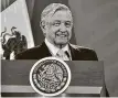  ?? Tribune News Service ?? President Andrés Manuel López Obrador says officials “have a duty to act together” in states plagued by cartels.
