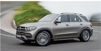  ??  ?? Der neue GLE von Mercedes-Benz kommt am 18. Februar in den Handel. Das SUV wird im US-Werk Tuscaloosa gebaut.