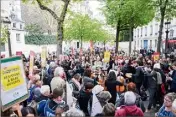  ?? (Photo IP) ?? Plusieurs manifestat­ions ont eu lieu à Paris contre le projet de loi asile-immigratio­n.