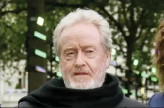  ?? PHOTO BY JOEL RYAN — INVISION — AP, FILE ?? Director Ridley Scott appears at the premiere of the film “Alien: Covenant” in London. Scott decided to replace Kevin Spacey in the role of oil tycoon J. Paul Getty in his upcoming, already completed film “All the Money in the World.”