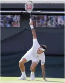  ?? Bild: BEN CURTIS ?? FÖRLORARE. Roger Federer är utslagen ur Wimbledon efter en över fyra timmar lång rysare.