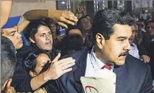  ?? Foto: EPA /Donaire ?? Anhängern von Venezuelas Präsident Maduro steht eine wachsende Zahl von Kritikern gegenüber.