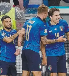  ??  ?? Insigne, Immobile e Chiesa são perigo à solta na frente