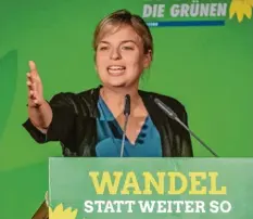  ?? Foto: Armin Weigel, dpa ?? Katharina Schulze, Fraktionsc­hefin der bayerische­n Grünen, will, dass jedes zweite Abgeordnet­enmandat im Landtag einer Frau zusteht.