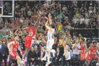  ?? // EFE ?? El tiro decisivo de Sergio Llull en la final