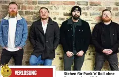  ??  ?? Stehen für Punk ’n’ Roll ohne Kompromiss­e: 13 Crowes