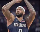  ?? AP FILE ?? The Golden State Warriors have come to terms with former New Orleans Pelicans center DeMarcus Cousins on a one-year, $5.3 million deal - not the biggest money move on Day 2 of the NBA Free Agency period, but the most intriguing.