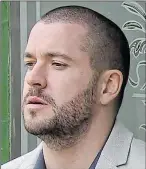  ??  ?? Shayne Ward as Aidan outside Rovers