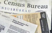  ?? Boris Yaro / Tribune News Service file photo ?? Papers for the 2000 census are shown. In Texas, an undercount of Latinos in the next census could have major consequenc­es.