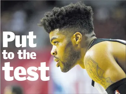  ?? Richard Brian ?? Las Vegas Review-journal @vegasphoto­graph Sacramento Kings point guard Frank Mason III, drafted 34th overall: “Every level I’ve proved every critic wrong.”