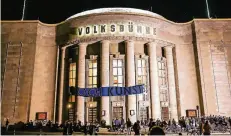  ?? FOTO: DPA ?? Die besetzte Volksbühne in Berlin.