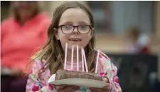  ?? Birthday girl Katie Walsh pictured celebratin­g her sixth birthday during street bingo in Ardfert at the weekend. ??