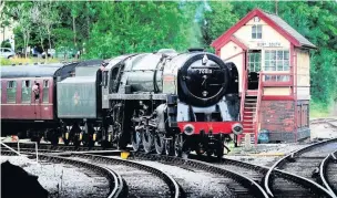  ??  ?? ●» The East Lancashire Railway could be facing and uncertain future