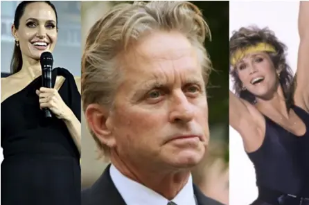  ?? ArCHIVo ?? Angelina Jolie, Michael Douglas y Jane Fonda son famosos por sus propios logros