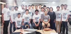  ??  ?? ( Top and left) Prototypes of the OrcaPod; ( above) Elon Musk; ( above right) students from across the world during the first pod-building competitio­n held at SpaceX’s facility in California in January; ( below
right) the core team of Hyperloop India