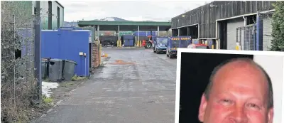  ??  ?? Under scrutiny Crieff Recycling Centre (picture by staff photograph­er Richard Wilkins)