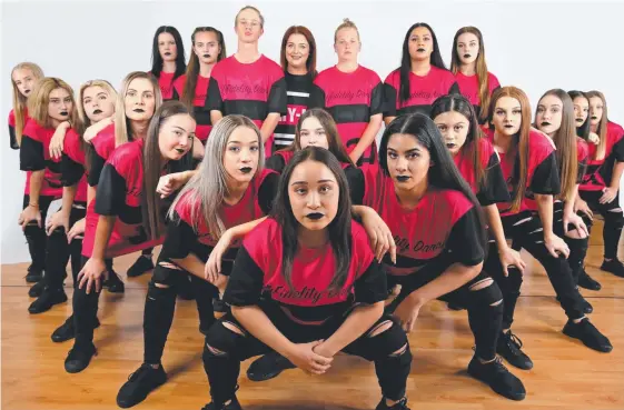 ?? Picture: COMM23 PHOTOGRAPH­Y ?? Nerang-based hip-hop group Supreme Krew, who will represent Australia at the ICU World Cheerleadi­ng Championsh­ips in the US.