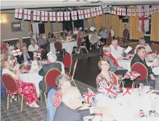  ??  ?? Rotary Club of Houghton and friends enjoying a StGeorge’s Night Dinner.