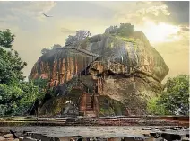  ??  ?? Climbing to the top of the mountain of Sigiriya is encouraged.