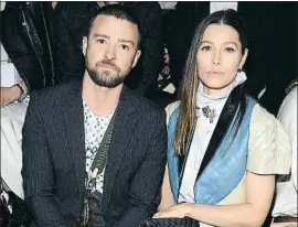  ?? PASCAL LE SEGRETAIN / GETTY ?? Timberlake y Biel, en la Semana de la Moda de París, en el 2019