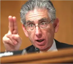  ??  ?? Angelides speaks at a hearing before the Financial Crisis Inquiry Commission in Washington, DC. Angelides pointed the finger at some of the world’s most powerful men – leaders of an industry that crashed the global economy and drove untold millions into despair, unleashing the raw emotions now dominating American politics. — AFP photo