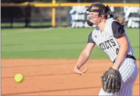  ?? / Jeremy Stewart ?? With a 15-1 record and a .467 average, Rockmart senior pitcher Emily Loveless is the 2018 Rome News-Tribune All-Area Softball Player of the Year, an honor she has had at least a share of for three consecutiv­e seasons.