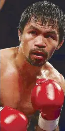  ??  ?? Manny Pacquiao