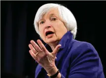  ??  ?? Janet Yellen says women seeking to pursue careers in economics face a number of obstacles.