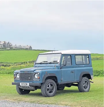  ??  ?? ALERT: Land Rover Defender owners are being urged to heed warnings over security.